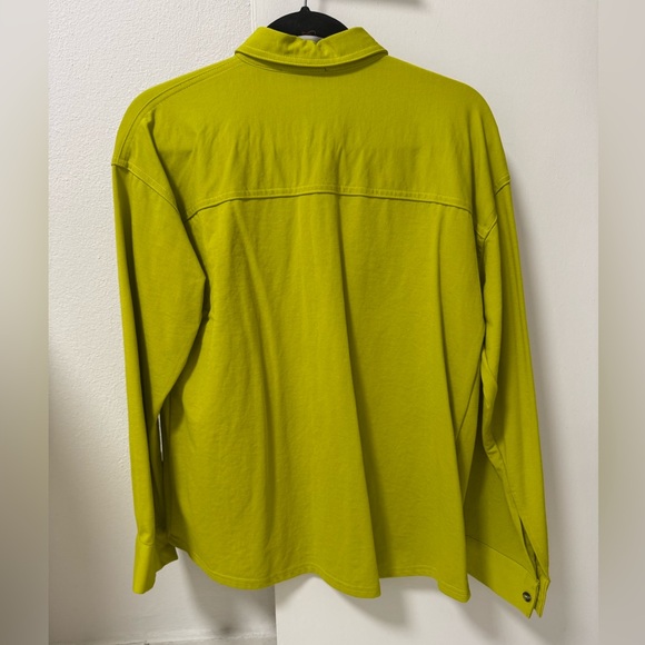 Zara Denim Like Button Down Blouse - Picture 2 of 2